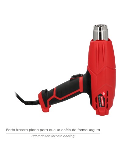 Pistola Aire Caliente 2000 Watt. 2 Potencias Con  Accesorios. Decapador, Pistola Decapar Aire Caliente