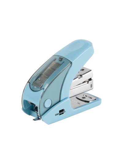 Grapadora liderpapel micro con regalo de caja de 1000 grapas 24/6 26/6 capacidad 20 hojas