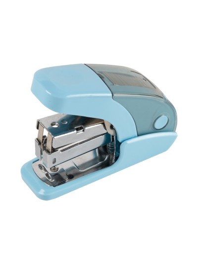 Grapadora liderpapel micro con regalo de caja de 1000 grapas 24/6 26/6 capacidad 20 hojas