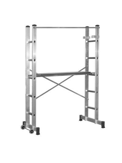 Andamio Aluminio Móvil Altura Máxima 3 Metros.  Escalera Doble, Escalera Tijera, Escalera Profesional, Escalera Telescopica,