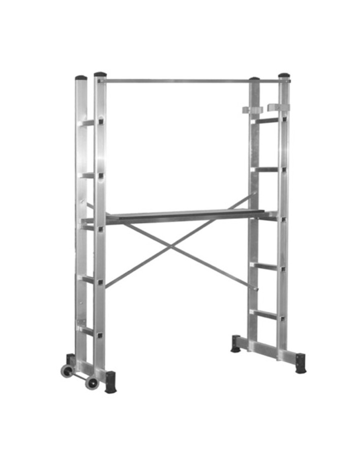 Andamio Aluminio Móvil Altura Máxima 3 Metros.  Escalera Doble, Escalera Tijera, Escalera Profesional, Escalera Telescopica,