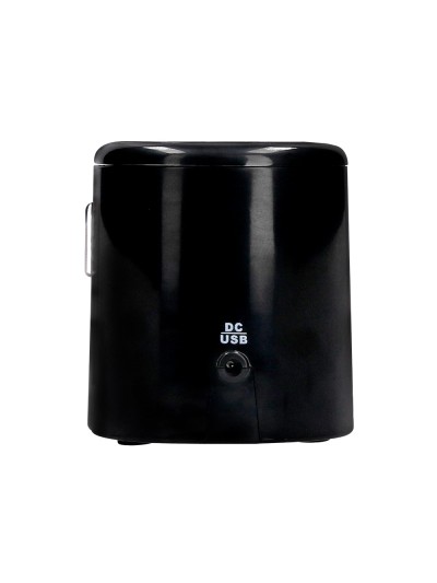 Sacapuntas q-connect kf14568 electrico de sobremesa cable usb/4 pilas aa afila cuchilla diametros de 6 a 12mm dos usos