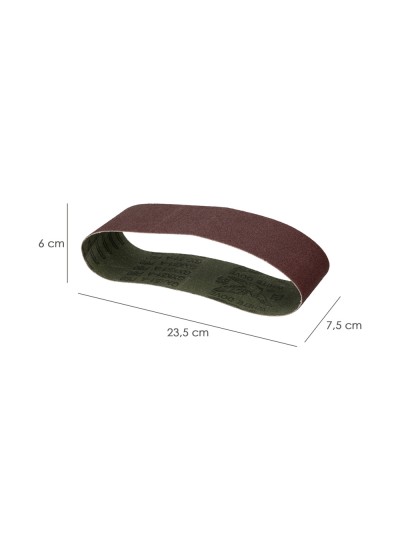 Lija Recambio Para Lijadora De Banda 75x457 mm. Grano 80 (1 Pieza)