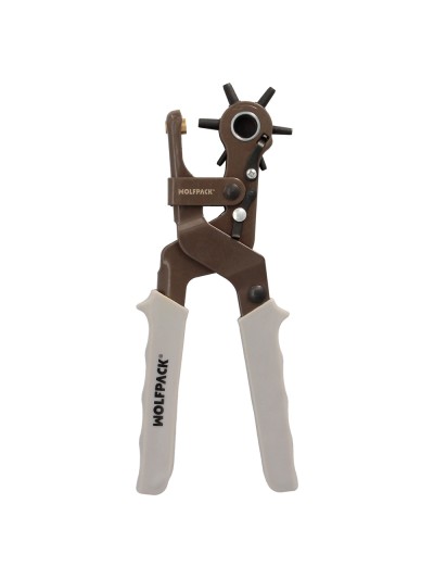 Sacabocados Estrella Industrial 225 mm. Agujeros de Ø 2,0 a 4.5 mm. Alicates Agujeros, Perforador Cuero, Alicates Cinturones,