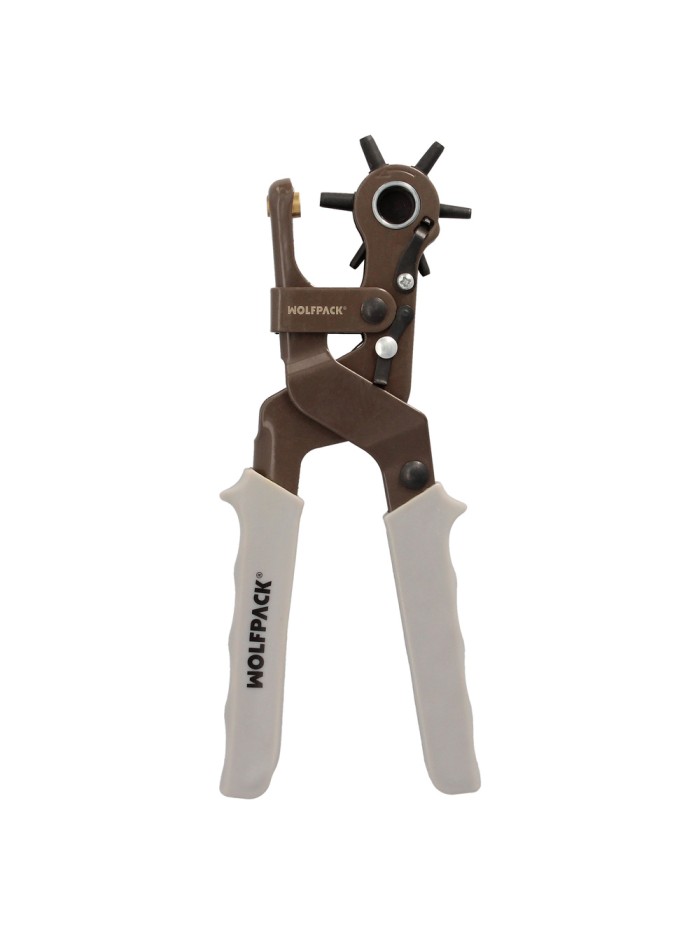 Sacabocados Estrella Industrial 225 mm. Agujeros de Ø 2,0 a 4.5 mm. Alicates Agujeros, Perforador Cuero, Alicates Cinturones,