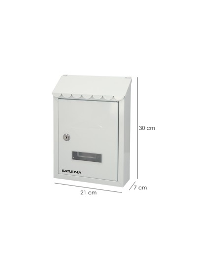 Buzon Exterior 205 x 300 x 70 mm. Blanco