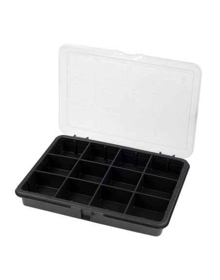 Organizador Plastico 12 Compartimentos 180x128x32 mm. Caja Almacenaje, Malentin Organizador, Organizador Plastico