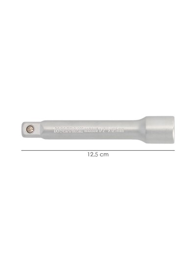 Alargadera Llave De Vaso Cuadradillo 1/2" Longitud 125 mm. Acero Cromo Vanadio