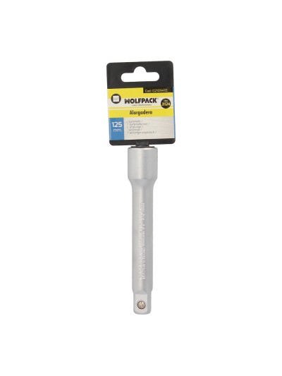 Alargadera Llave De Vaso Cuadradillo 1/2" Longitud 125 mm. Acero Cromo Vanadio