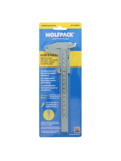 Calibre Plastico 150mm.