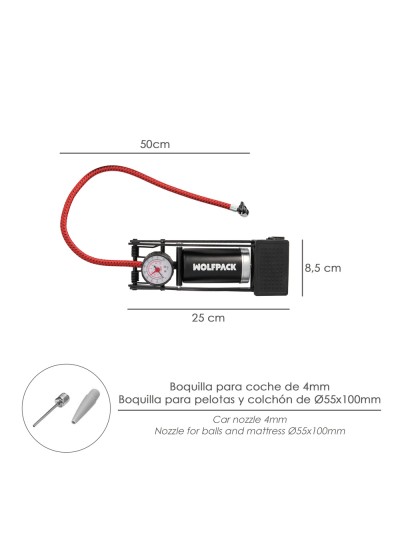 Bomba Inflar De Pie 1 Piston