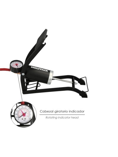 Bomba Inflar De Pie 1 Piston