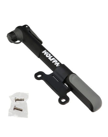 Bomba Para Bicicletas, Inflador Para Bicicleta, Bomba Patinete. Valvulas Schrader, Dunlop y Presta 8 Bares, Con soporte Bici