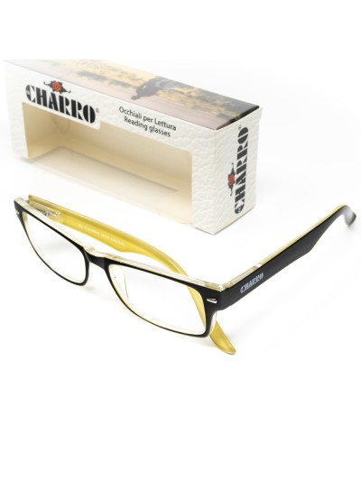 Gafas Lectura Kansas Negro / Amarillo. Aumento +1,0 Gafas De Vista, Gafas De Aumento, Gafas Visión Borrosa