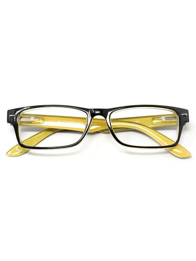 Gafas Lectura Kansas Negro / Amarillo. Aumento +3,0 Gafas De Vista, Gafas De Aumento, Gafas Visión Borrosa
