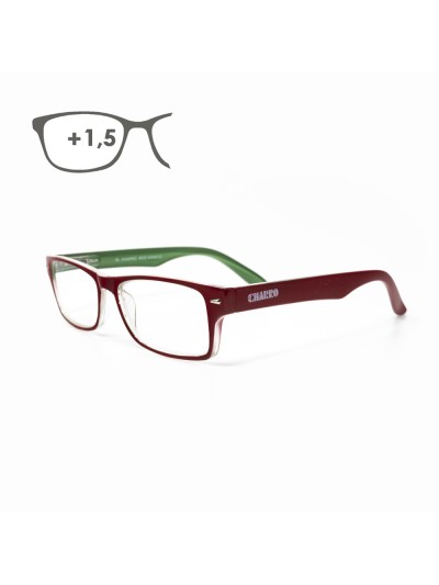 Gafas Lectura Kansas Rojo / Verde. Aumento +1,5 Gafas De Vista, Gafas De Aumento, Gafas Visión Borrosa
