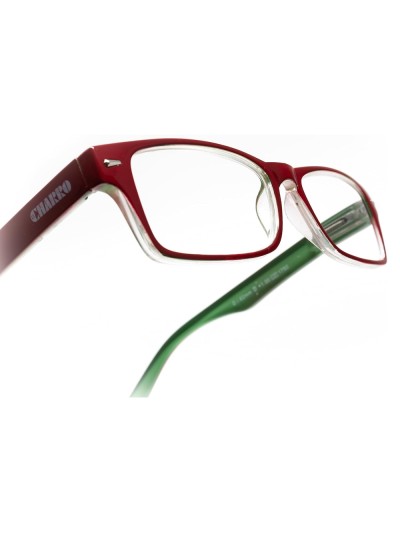 Gafas Lectura Kansas Rojo / Verde. Aumento +1,5 Gafas De Vista, Gafas De Aumento, Gafas Visión Borrosa