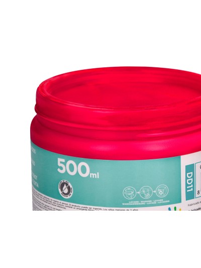 Pintura dedos liderpapel magenta tarrina de 500 cc