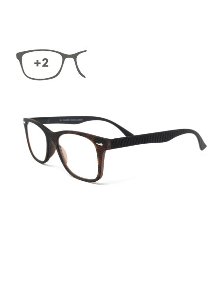 Gafas Lectura Illinois Estampado Carey Aumento +2,0 Gafas De Vista, Gafas De Aumento, Gafas Visión Borrosa