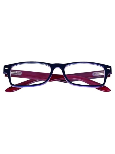 Gafas Lectura Kansas Azul Oscuro / Rojo. Aumento +1,0 Gafas De Vista, Gafas De Aumento, Gafas Visión Borrosa