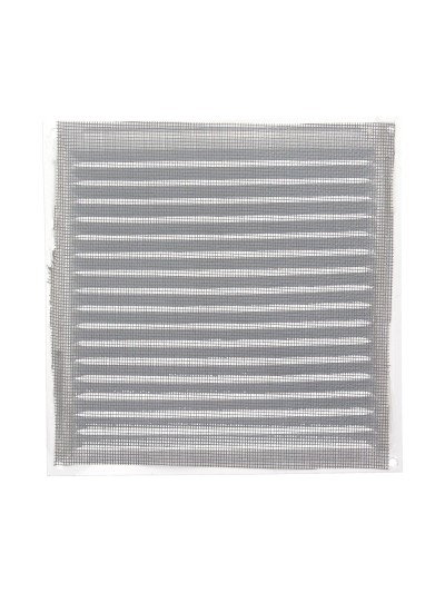 Rejilla Ventilación Aluminio Con Mosquitera Atornillable 200 x 200 mm. Color Blanco