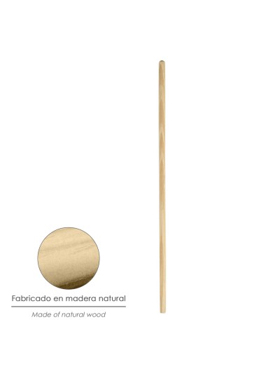 Mango Madera Para Cepillo Barrendero Para Garra. 1200 x Ø 28 mm.