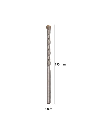 Broca Widia Piedra / Hormigón Ø 6 mm. Din 8039 Punta de Tungsteno.