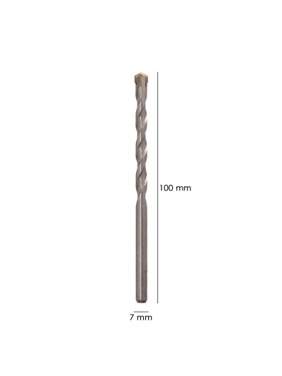 Broca Widia Piedra / Hormigón Ø 7 mm. Din 8039 Punta de Tungsteno.