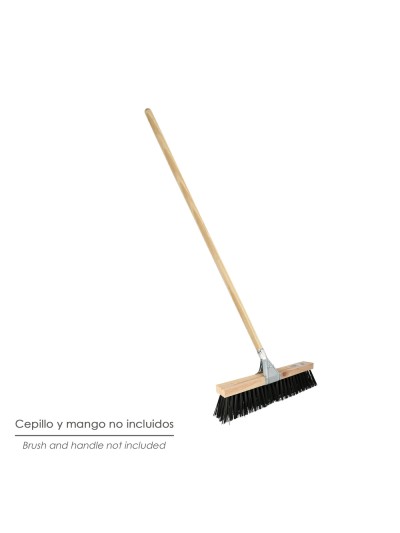 Garra Para Cepillo Barrendero, Mango Ø 28 mm. para Cepillos De 55 A 70 mm. Soporte Cepillo Barrendero,