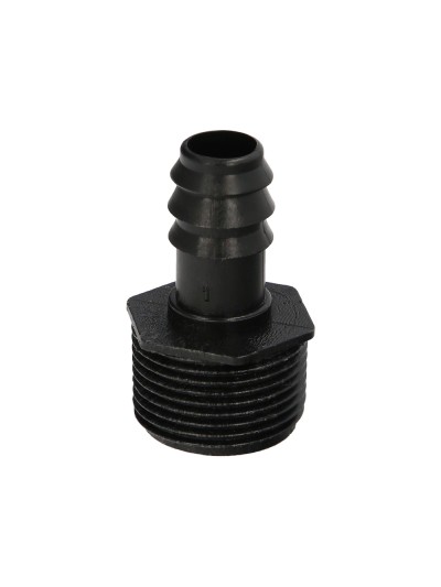 Union Rosca Macho 3/4" A Toma Para Tuberias Goteo Ø 16 mm. (Bolsa 100 uds) Riego Por Goteo, Microaspersión, Riego Nebulizacion