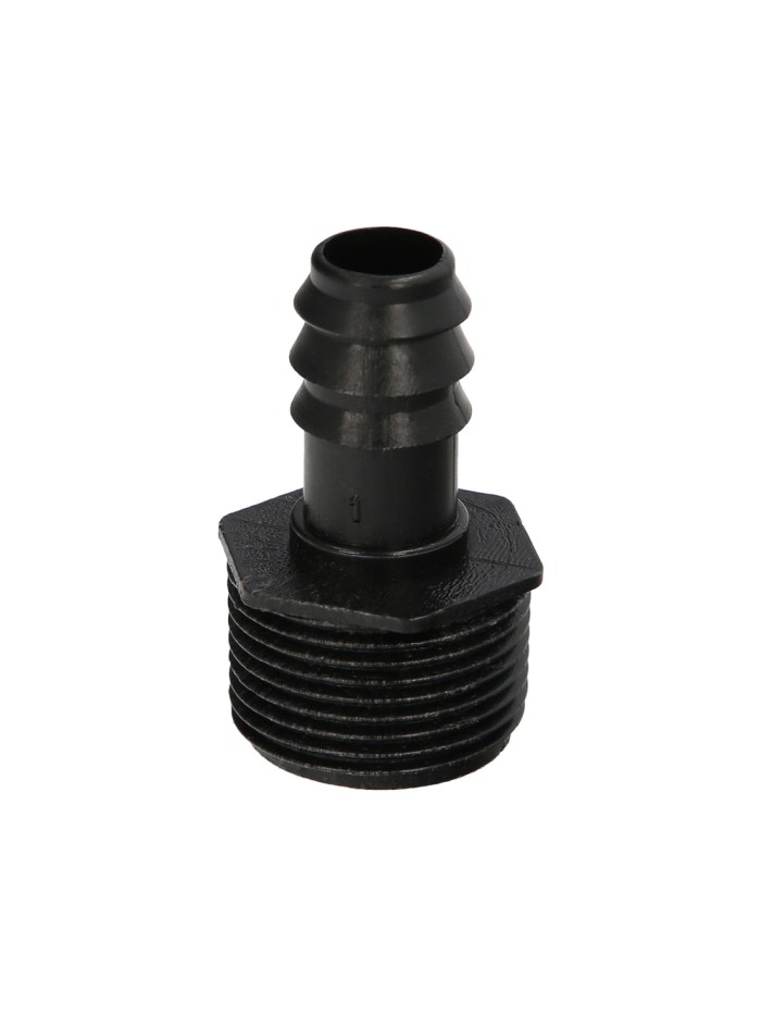 Union Rosca Macho 3/4" A Toma Para Tuberias Goteo Ø 16 mm. (Bolsa 100 uds) Riego Por Goteo, Microaspersión, Riego Nebulizacion
