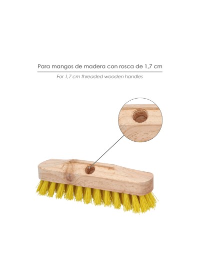 CEPILLO RAICES SIN MANGO  5x10
