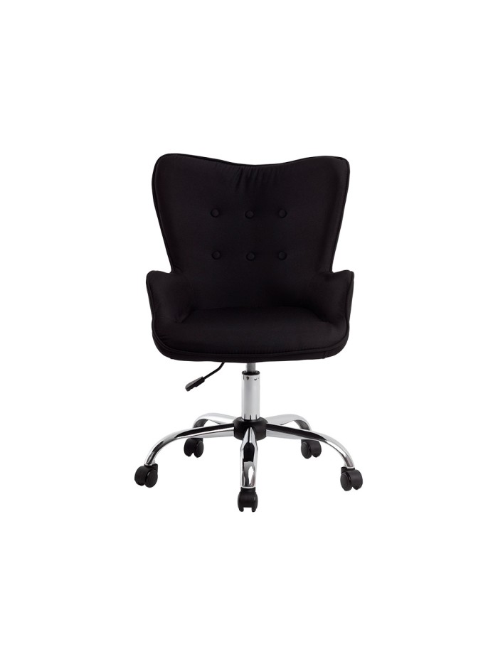 Silla q-connect escritorio mes sina base metalica alt max 960 anc 570 prof 620 ruedas premium color negro Silla q-connect escritorio mes sina base metalica alt max 960 anc 570 prof 620 ruedas premium color negro