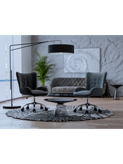 Silla q-connect escritorio mes sina base metalica alt max 960 anc 570 prof 620 ruedas premium color gris