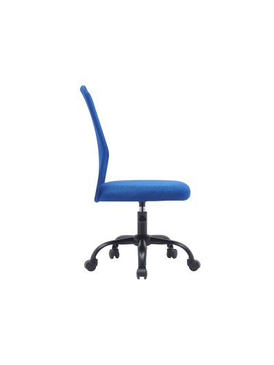 Silla q-connect oficina parma malla sin reposabrazos alt max 990 anc 480 prof 590 color azul