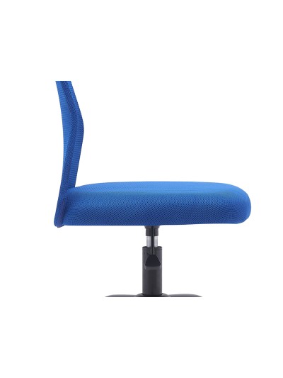 Silla q-connect oficina parma malla sin reposabrazos alt max 990 anc 480 prof 590 color azul