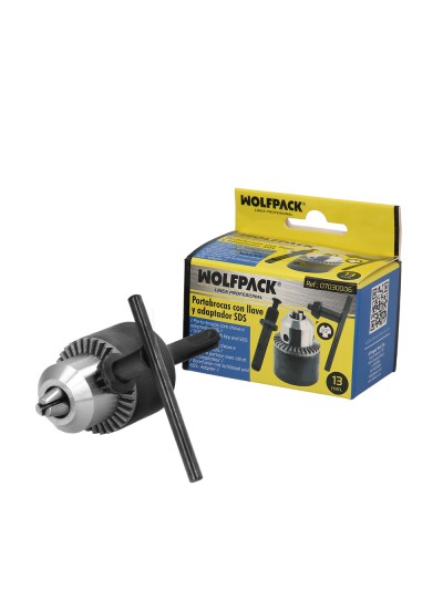 Adaptador Martillo SDS Plus A Portabrocas Ø 13 mm.mm. porta Brocas Con Llave, Adaptador Sds, Sds A Brocas