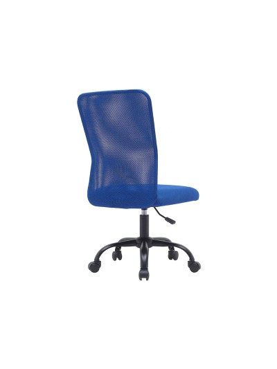 Silla q-connect oficina parma malla sin reposabrazos alt max 990 anc 480 prof 590 color azul