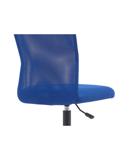 Silla q-connect oficina parma malla sin reposabrazos alt max 990 anc 480 prof 590 color azul