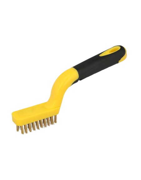 Cepillo Manual Acero Latonado Bujias | Cepillo De Puas | Cepillo Para Metales | Cepillo Abrasivo