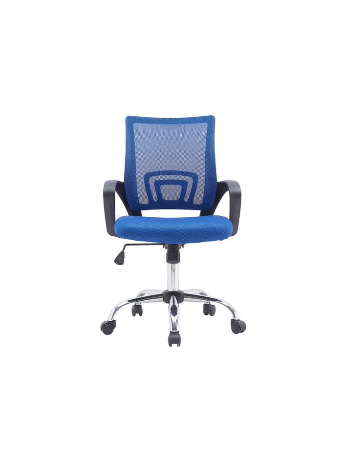 Silla q-connect oficina siena malla base metalica alt max 1000 anc 560 prof 570 ruedas premium color negro azul Silla q-connect oficina siena malla base metalica alt max 1000 anc 560 prof 570 ruedas premium color negro azul