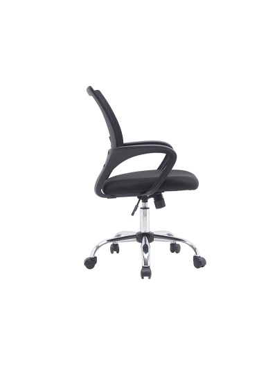 Silla q-connect oficina siena malla base metalica alt max 1000 anc 560 prof 570 ruedas premium color negro