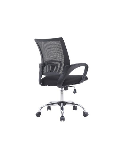 Silla q-connect oficina siena malla base metalica alt max 1000 anc 560 prof 570 ruedas premium color negro