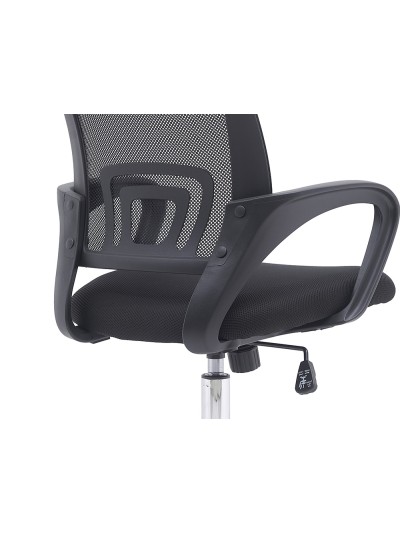 Silla q-connect oficina siena malla base metalica alt max 1000 anc 560 prof 570 ruedas premium color negro
