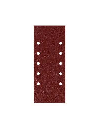 Lija Recambio Con Velcro 115x280 mm. con Agujeros Grano  40 (10 Piezas)