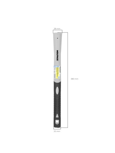 Mango Fibra Vidrio Para Alcotana Ojo Oval 38 cm. Mango Bimaterial Absorve Vibraciones