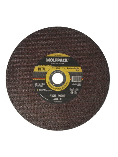 Disco Corte Abrasivo  Metal Ø 300 x Ø 32 mm. Espesor 3,2 mm. Disco Radial / Amoladora Universal Con Todas Las Amoladoras