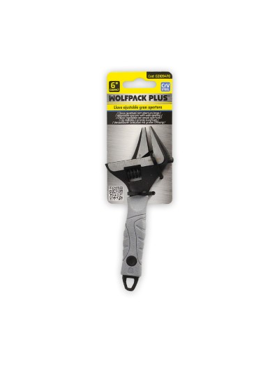 Llave Ajustable Gran Apertura Compact. Cromo Vanadio 6" Llave Inglesa, Llave De Expansion, Llave Gran Apertura