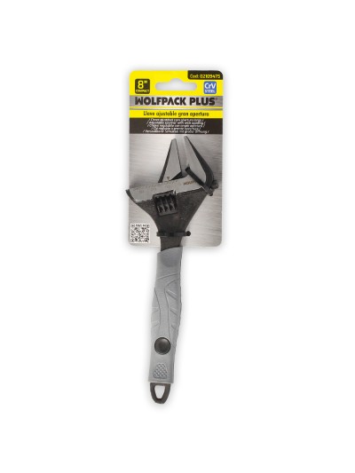 Llave Ajustable Gran Apertura Compact. Cromo Vanadio 8" Llave Inglesa, Llave De Expansion, Llave Gran Apertura