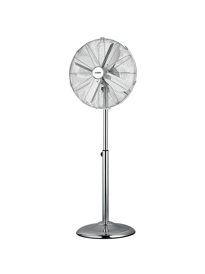 Ventilador Pie Ø 44,5 cm. Altura 130 cm. 60 watt. Ventilador oscilante. Ventilador Pie silencioso. Circulador de aire.